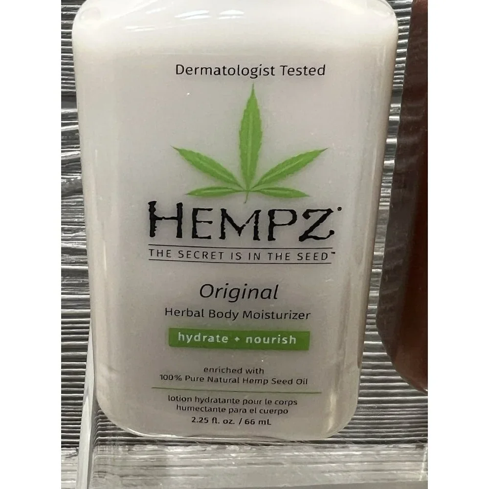 Hempz Herbal Body Moisturizer Travel Lot of 4 Pineapple Melon Original Vanilla - Picture 4 of 7
